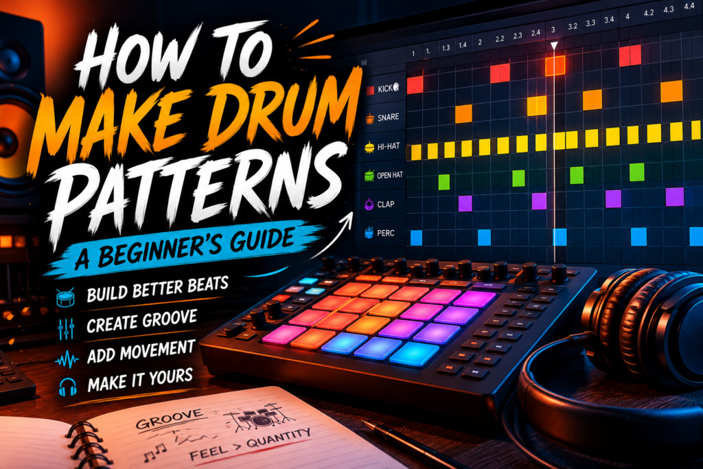 How to make drum patterns