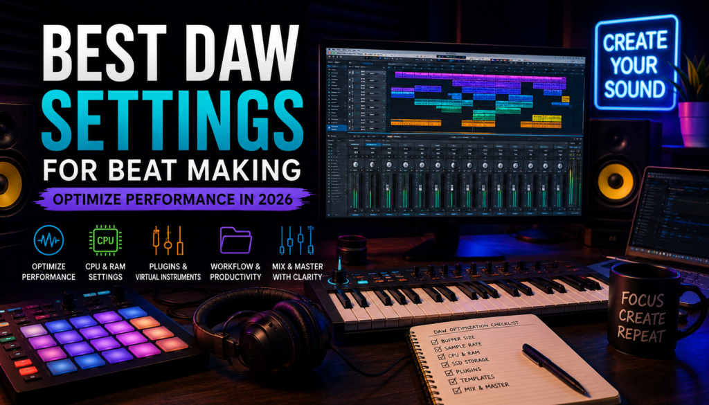 best daw settings for beatmaking
