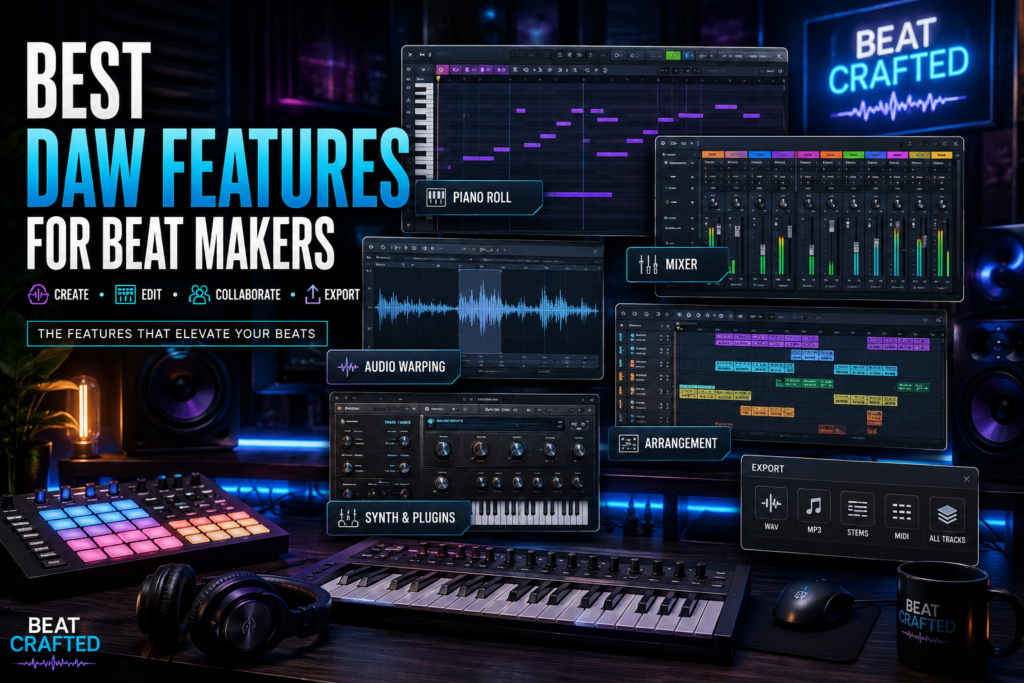 best daw features for beat makers