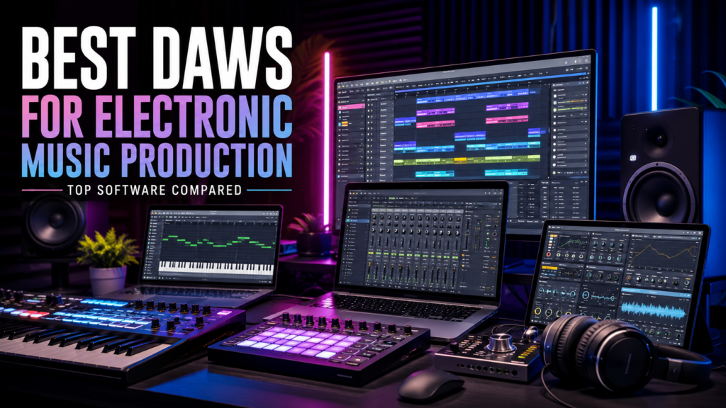 best DAWs for electronic music production