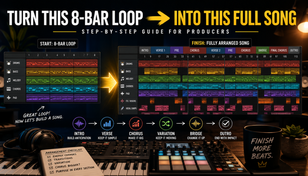 how to turn a loop into a song