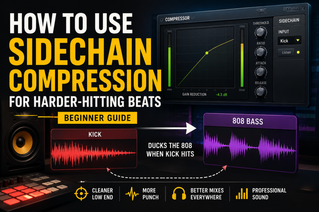 how to use sidechain compression