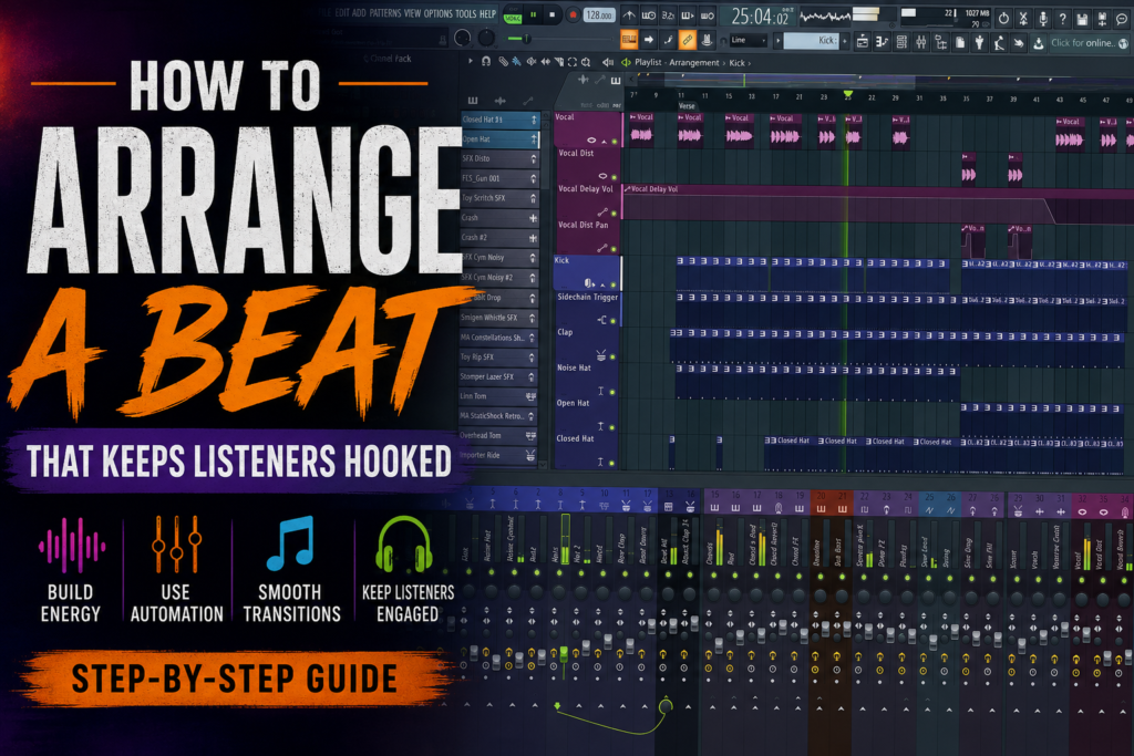 how to arrange a beat